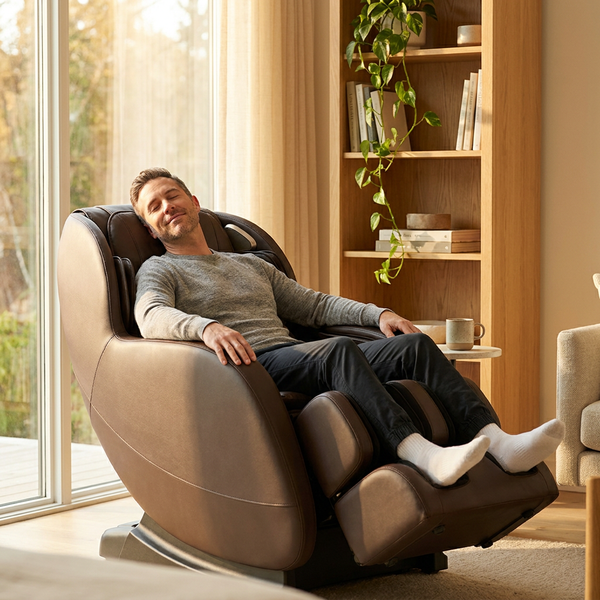 Massage Chair Built for Deep Recovery, Zero Gravity SL Track, Quad Roller System, Hip Compression