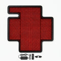 Red Light Therapy Mat Designed for Full Body Sessions, 1370 LEDs, 660nm 850nm Wavelengths, Premium Leather